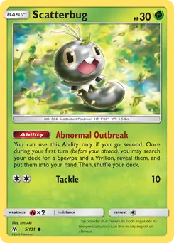 Scatterbug 5 - Forbidden Light Pokesingles