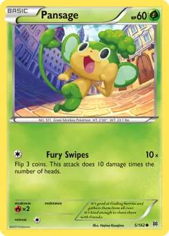 Pansage 5 - Breakthrough Pokesingles