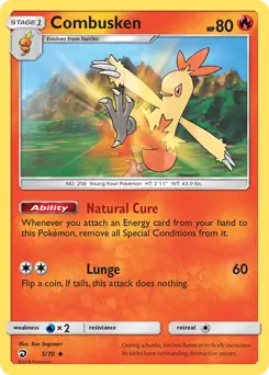 Combusken 5 - Dragon Majesty Pokesingles