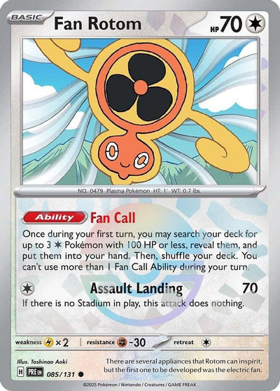 Fan Rotom (Poke Ball Pattern) 85 - Prismatic Evolutions