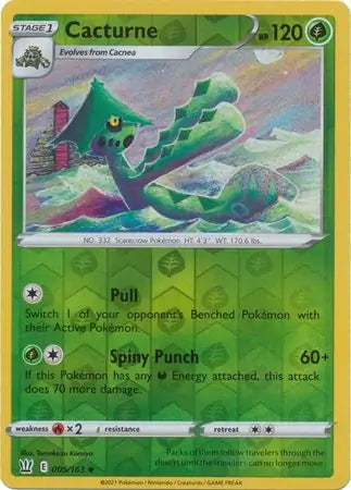 Cacturne Reverse Holo 005 - Battle Styles