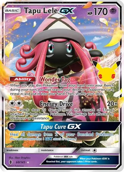 Tapu Lele GX 60, Celebrations | Sword & Shield, , 35.00 kr, Pokesingles. Kjøp pokemon kort til lave priser hos oss.