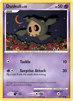 Duskull 60 - Stormfront Pokesingles