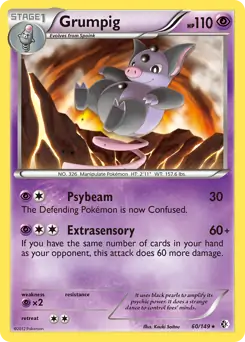 Grumpig 60 - Boundaries Crossed Pokesingles