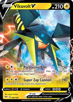 Vikavolt V 060, Darkness Ablaze | Sword & Shield, , 17.00 kr, Pokesingles. Kjøp pokemon kort til lave priser hos oss.