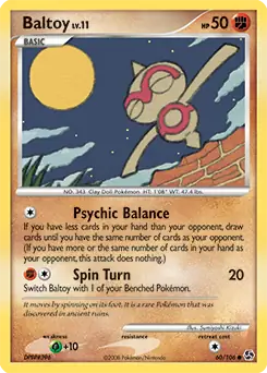 Baltoy 60 - Great Encounters Pokesingles