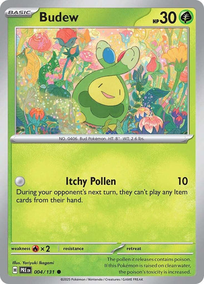 Budew 004 - SV: Prismatic Evolutions - Reverse Holofoil