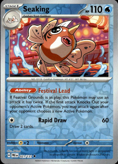 Seaking 021 - SV: Prismatic Evolutions - Reverse Holofoil