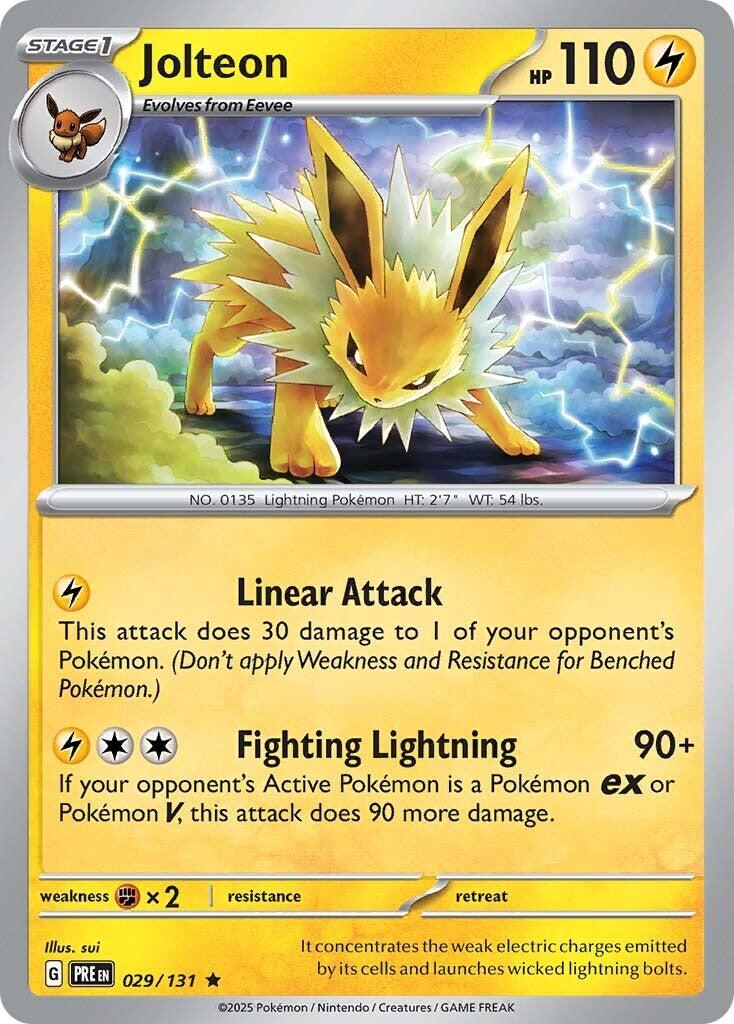 Jolteon 029 - SV: Prismatic Evolutions - Holofoil