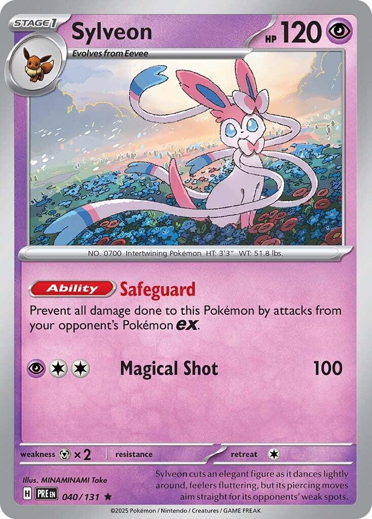 Sylveon 040 - SV: Prismatic Evolutions - Holofoil