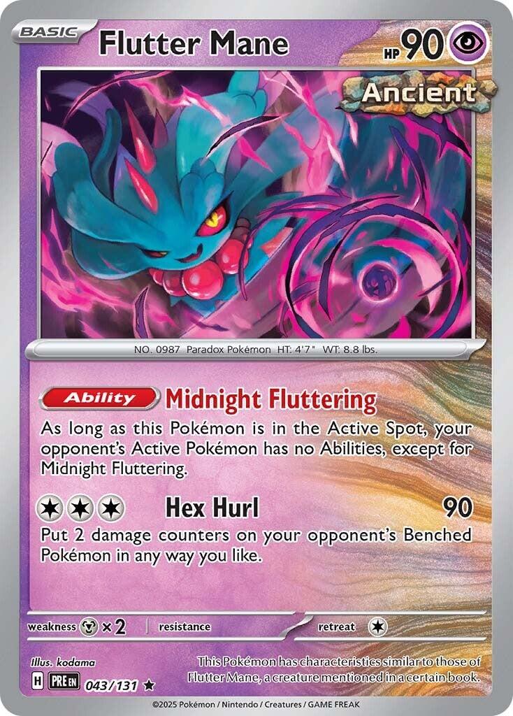 Flutter Mane 043 - SV: Prismatic Evolutions - Holofoil