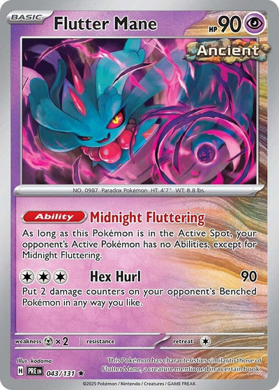 Flutter Mane 043 - SV: Prismatic Evolutions - Holofoil