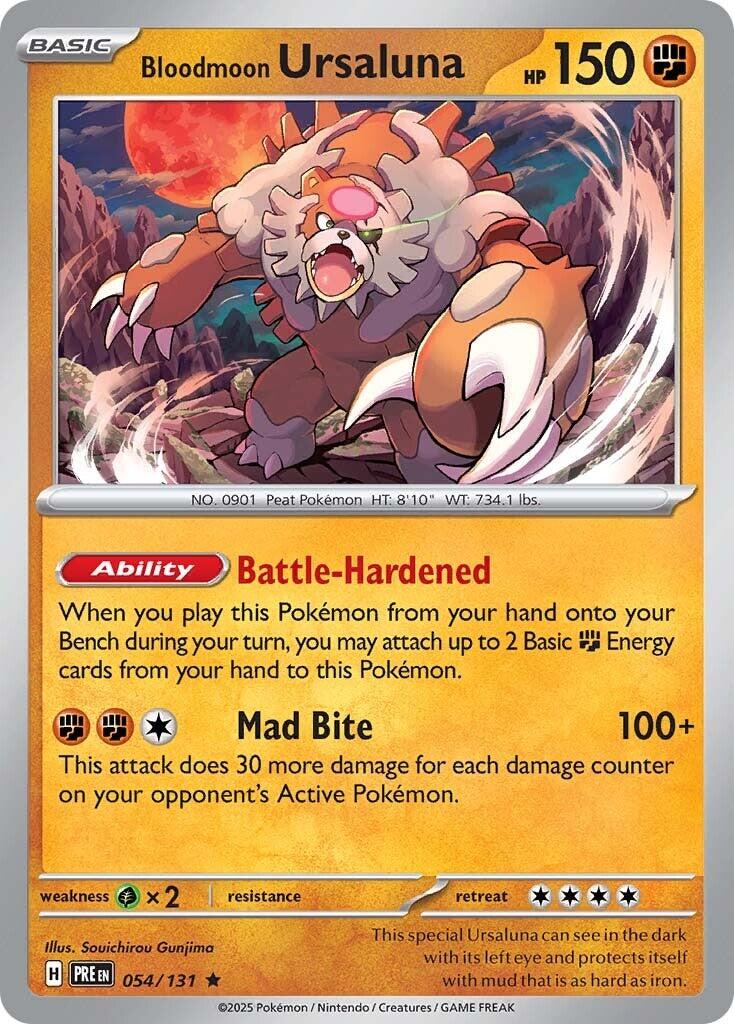 Bloodmoon Ursaluna 054 - SV: Prismatic Evolutions - Holofoil