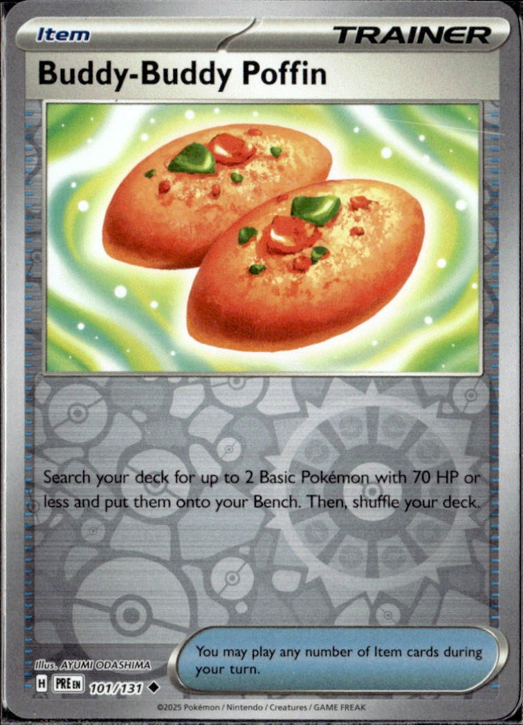Buddy-Buddy Poffin 101 - SV: Prismatic Evolutions - Reverse Holofoil