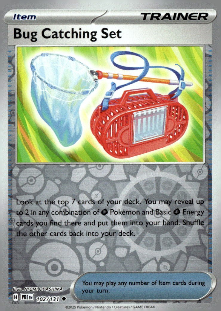 Bug Catching Set 102 - SV: Prismatic Evolutions - Reverse Holofoil