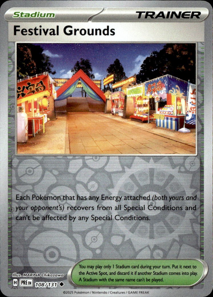 Festival Grounds 108 - SV: Prismatic Evolutions - Reverse Holofoil