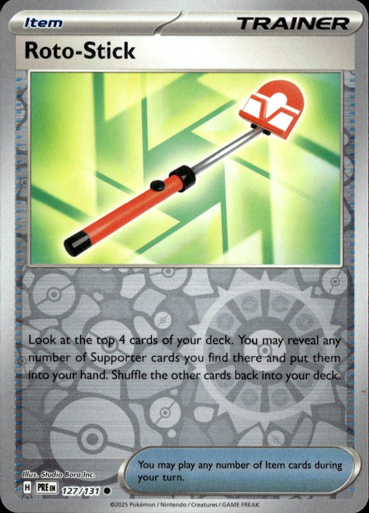 Roto-Stick 127 - SV: Prismatic Evolutions - Reverse Holofoil