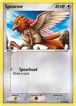 Spearow 61 - Crystal Guardians Pokesingles