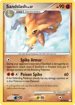 Sandslash 61 - Mysterious Treasures Pokesingles