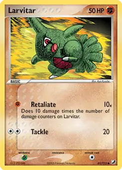 Larvitar 61 - Unseen Forces Pokesingles