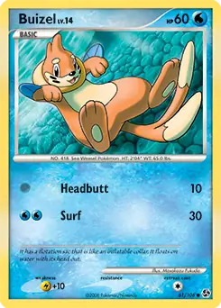 Buizel 61 - Great Encounters Pokesingles
