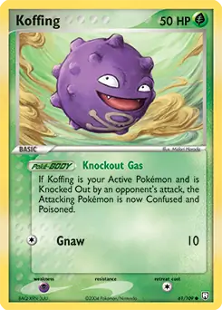 Koffing 61 - Team Rocket Returns Pokesingles