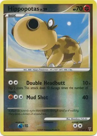 Hippopotas Reverse Holo 61 - Supreme Victors Pokesingles