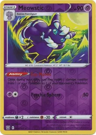 Meowstic Reverse Holo 061 - Battle Styles