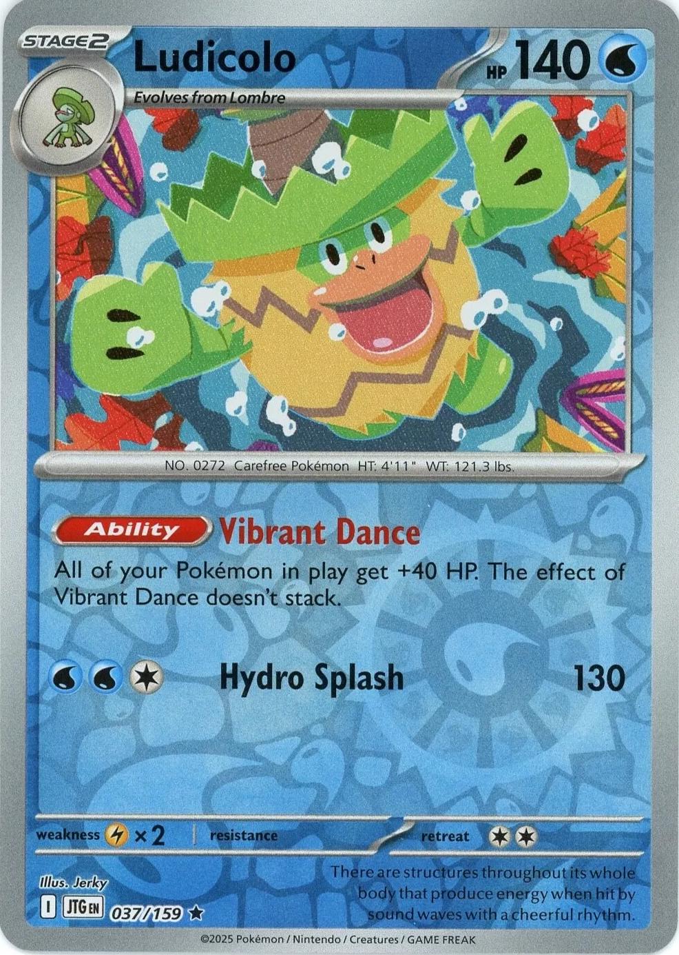 Ludicolo 037 - SV09: Journey Together - Reverse Holofoil