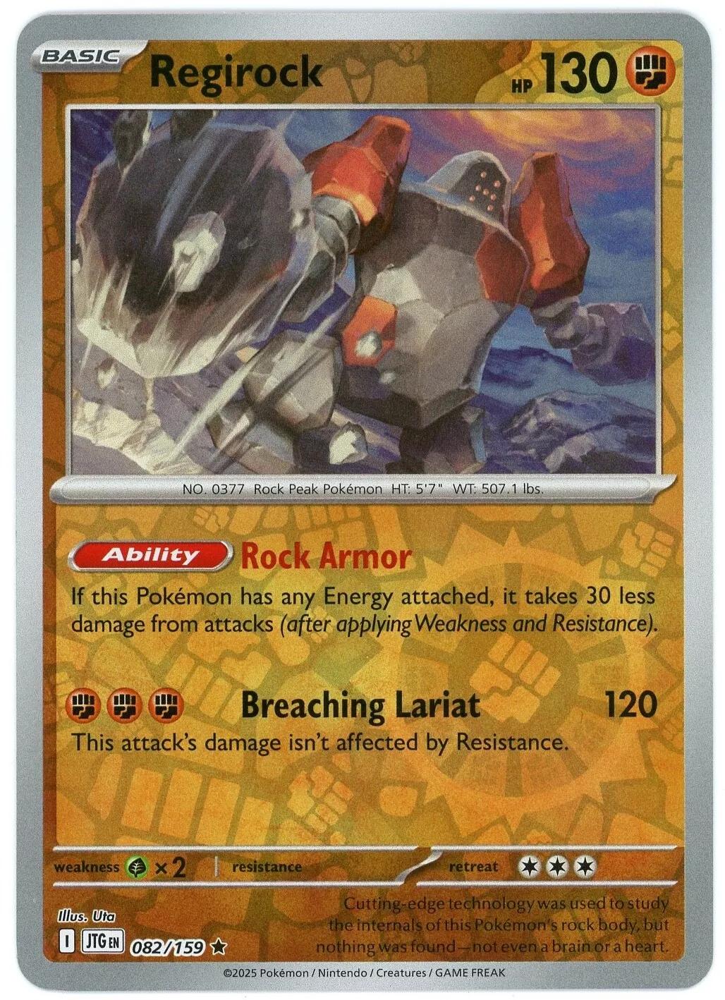 Regirock 082 - SV09: Journey Together - Reverse Holofoil