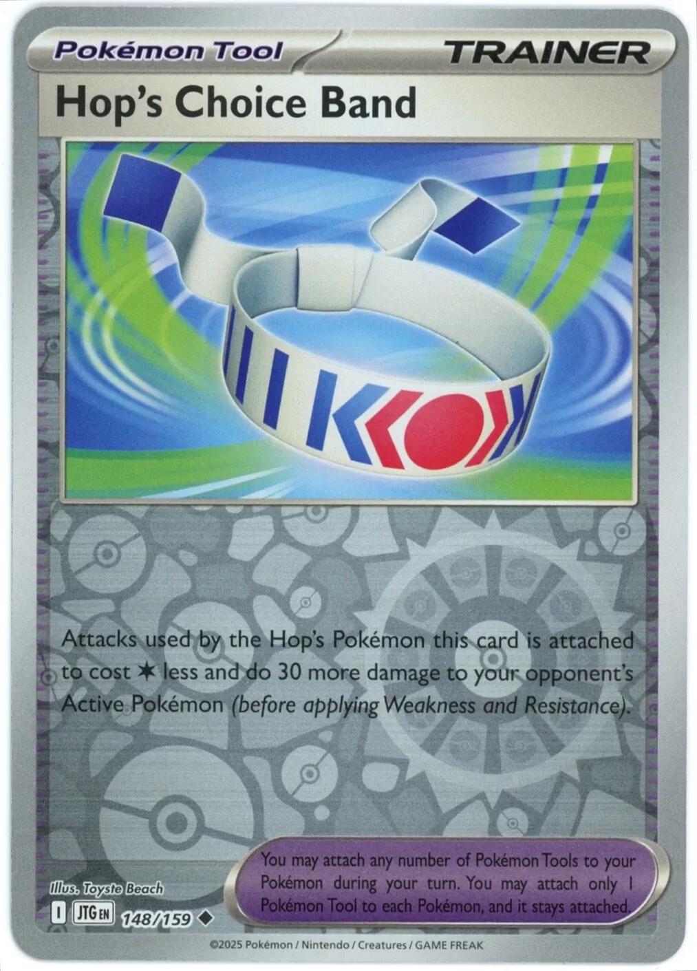 Hop's Choice Band 148 - SV09: Journey Together - Reverse Holofoil