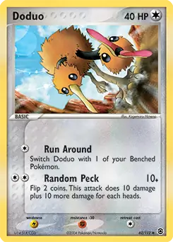 Doduo 62 - Fire Red Leaf Green Pokesingles
