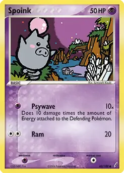 Spoink 62 - Crystal Guardians Pokesingles