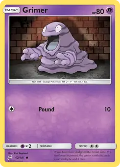 Grimer 62 - Team Up Pokesingles