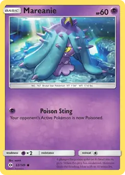Mareanie 62 - Sun & Moon Base Pokesingles