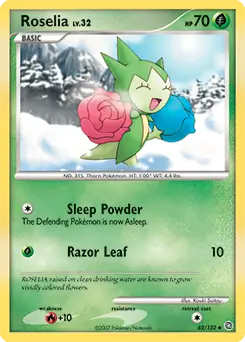 Roselia 62 - Secret Wonders Pokesingles