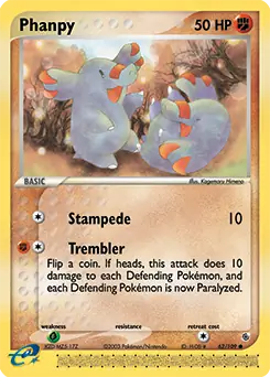 Phanpy 62 - Ruby and Sapphire Pokesingles