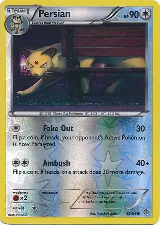Persian Reverse Holo 62 - Ancient Origins Pokesingles