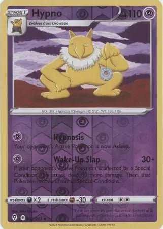 Hypno Reverse Holo 062, Evolving Skies | Sword & Shield, , 5.00 kr, Pokesingles. Kjøp pokemon kort til lave priser hos oss.