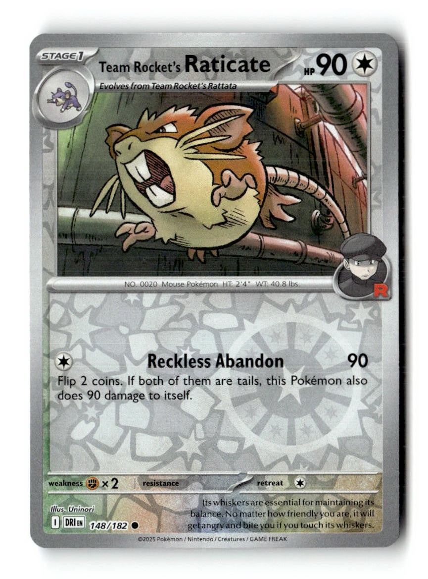 Team Rocket's Raticate - 148/182