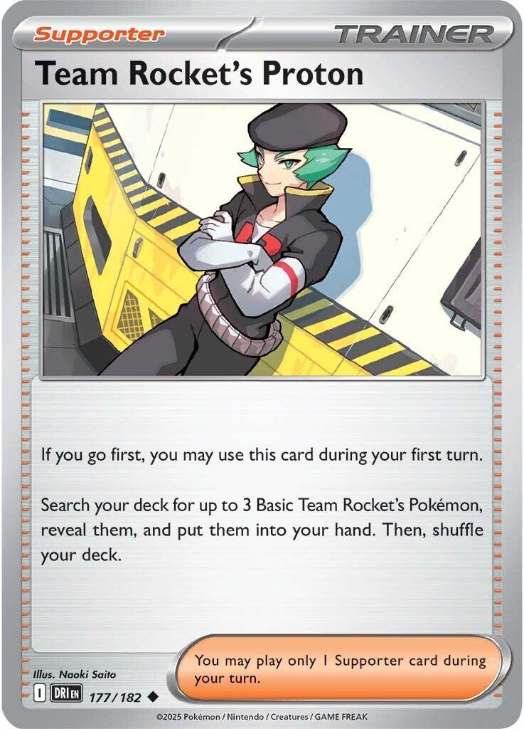 Team Rocket's Proton 177 - SV10: Destined Rivals - Reverse Holofoil