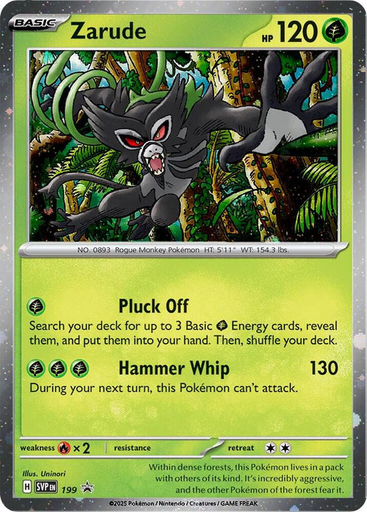 Zarude SVP Promo 199 Pokesingles