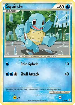 Squirtle 63 - Unleashed Pokesingles