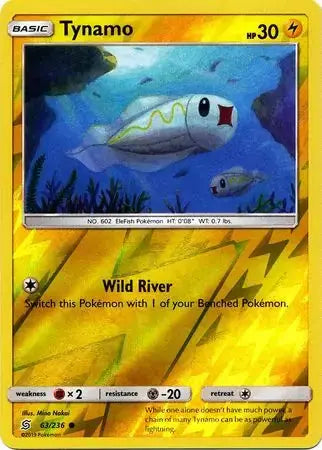 Tynamo Reverse Holo 63/236 - Unified Minds Pokesingles