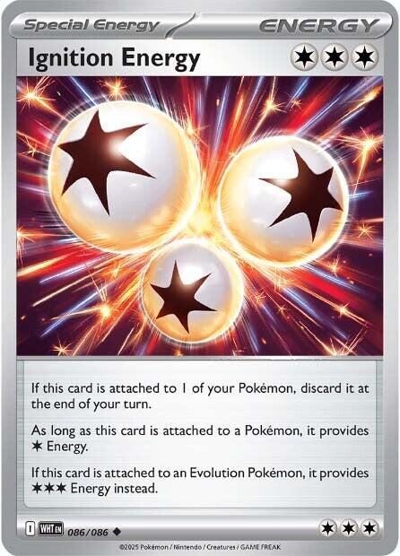 Ignition Energy 086 - SV: White Flare - Reverse Holofoil