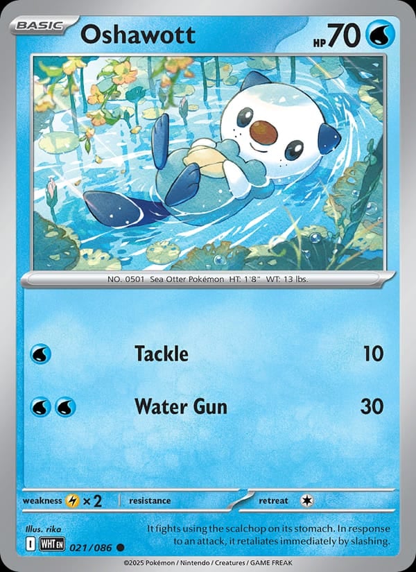 Oshawott (Poke Ball Pattern)