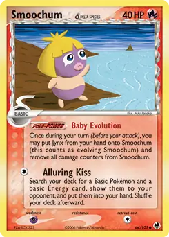 Smoochum 64 - Dragon Frontiers Pokesingles