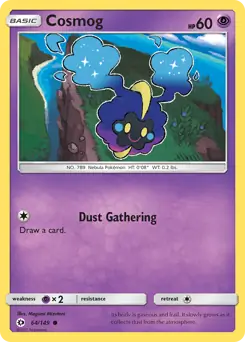 Cosmog 64 - Sun & Moon Base Pokesingles