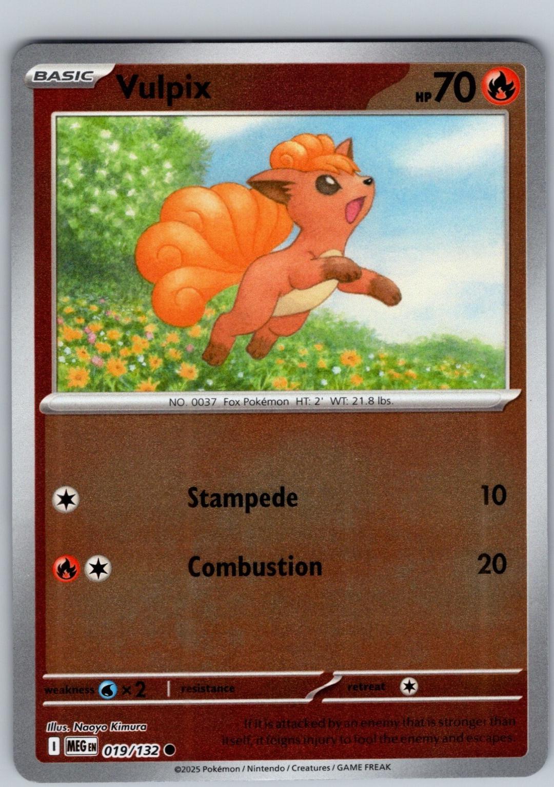 Vulpix 019 - ME01: Mega Evolution - Reverse Holofoil