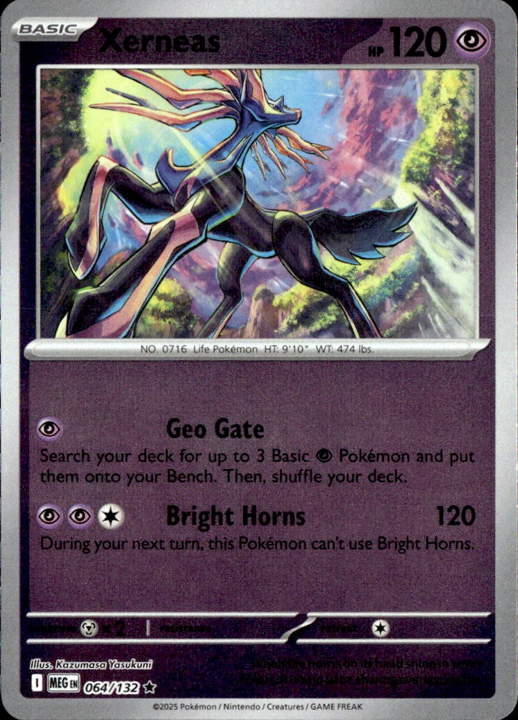Xerneas 064 - ME01: Mega Evolution - Reverse Holofoil